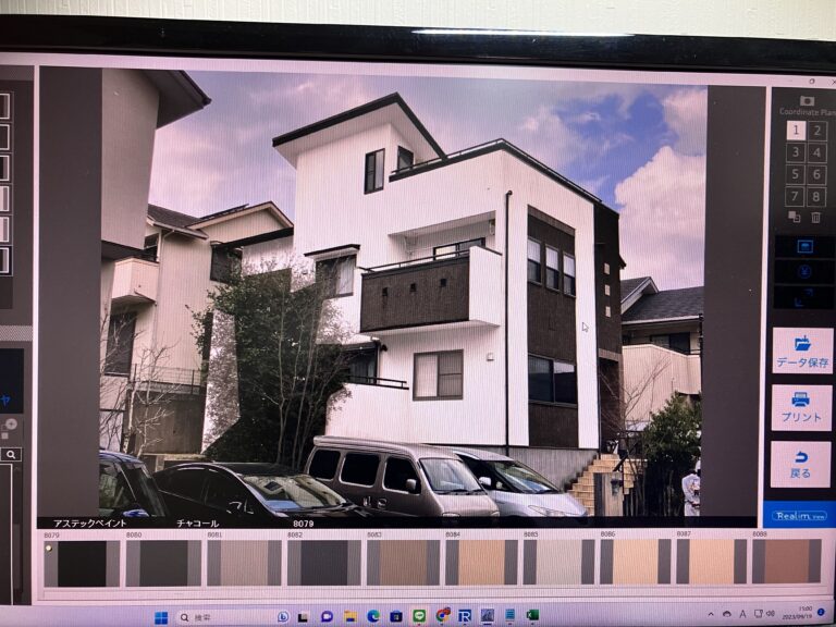 平戸市｜外壁・屋根塗装｜カラーシュミレーションソフトで後悔しない色選び