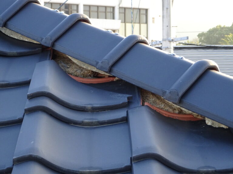 熊本地震被害の屋根修理