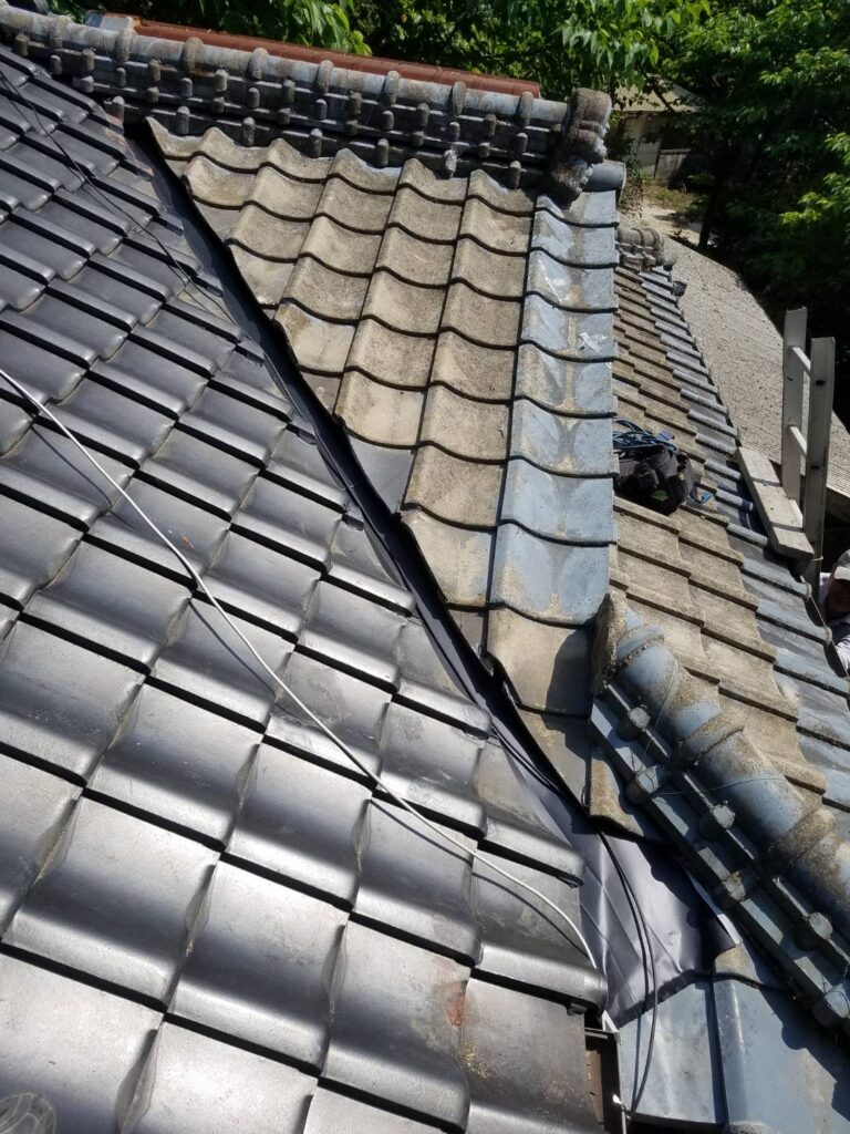 大野城市【Y様邸】雨漏り補修（谷板金交換）工事