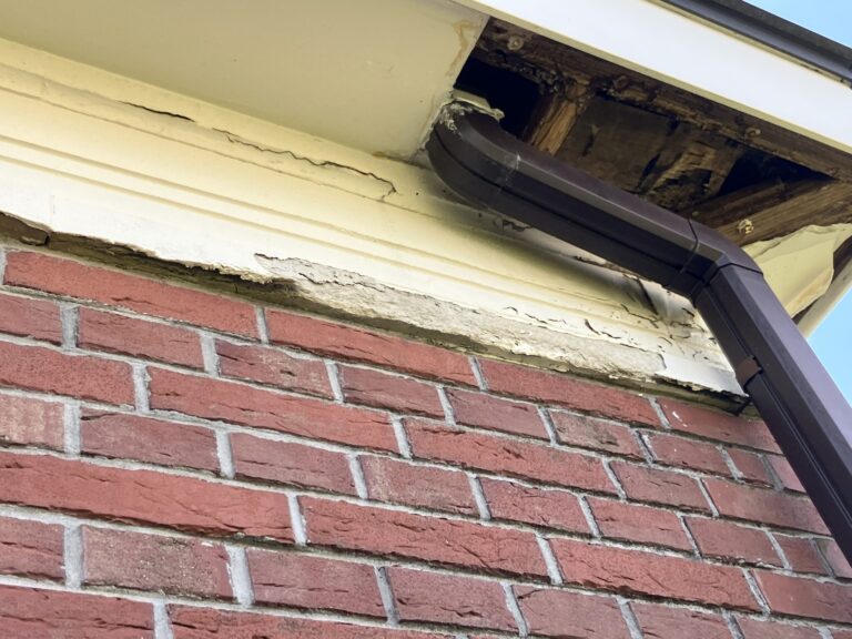 糸島市｜軒天・雨樋破損｜火災保険適用？｜部分修理可能