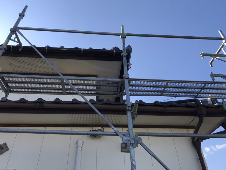 多久市【E様邸】軒天補修工事